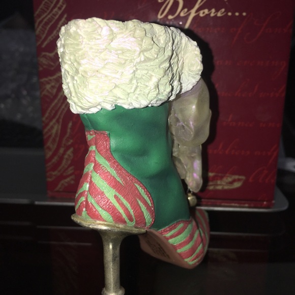 Just the right shoe by raine Christmas Eve ball boot item 25220 NWB - Picture 5 of 13